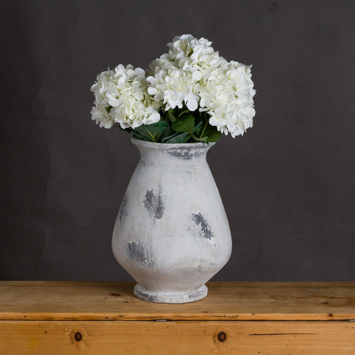 Darcy Antique White Vase