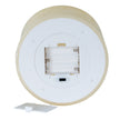 Luxe Collection Melt Effect 3x6 Taupe LED Wax Candle