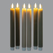 Luxe Collection Natural Glow Sage Ribbed Taper Candles