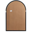 SPRING SALE! Black Wood Arched Window Mirror
