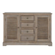 Delphine Collection 2 Door 4 Drawer Large Dresser Base