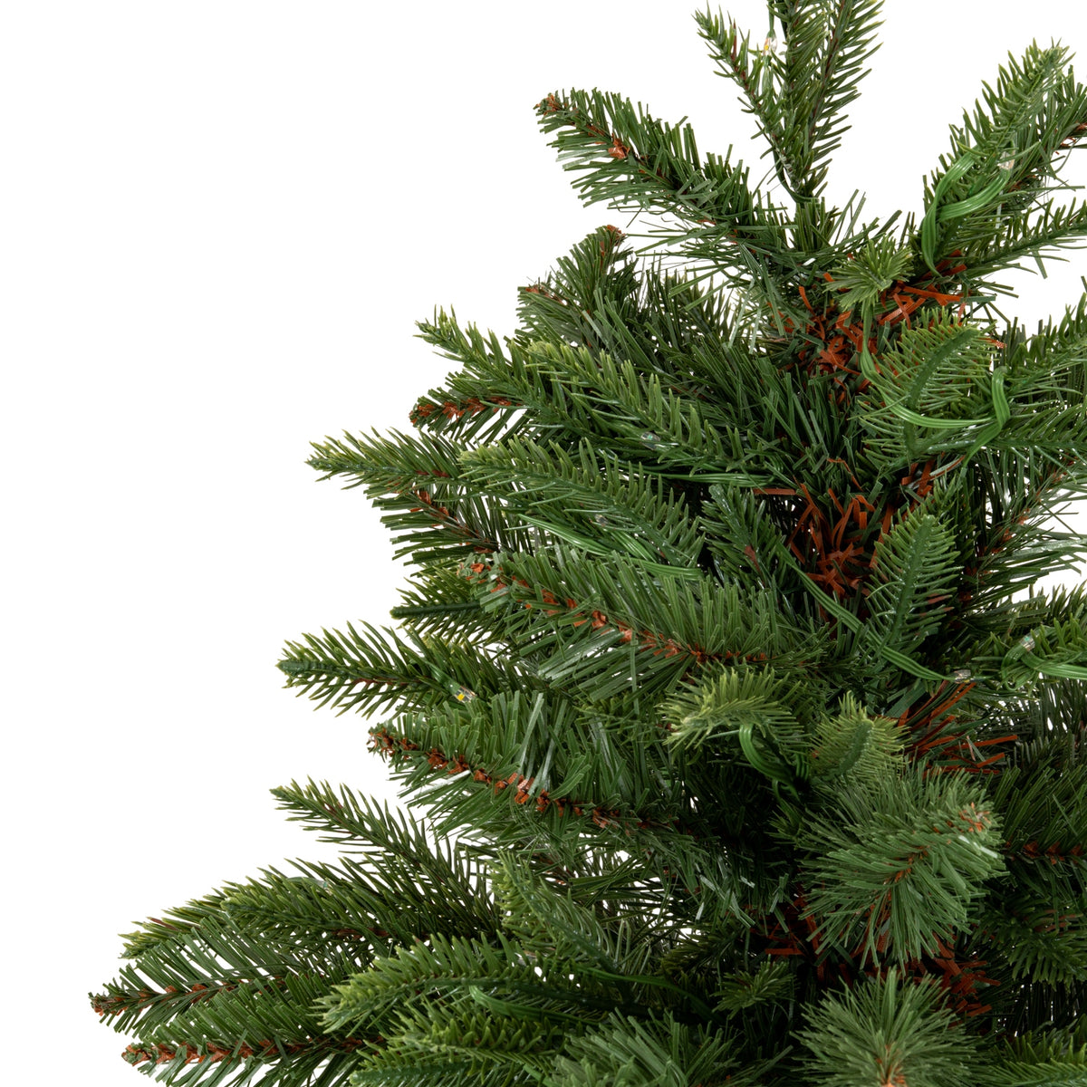 Norway Fir Pre-Lit LED 300L Fir Tree In Rattan Pot