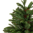 Norway Fir Pre-Lit LED 300L Fir Tree In Rattan Pot
